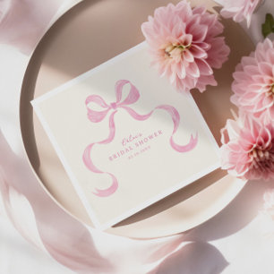 Serviette En Papier Fête des mariées à mâchoires douces rose
