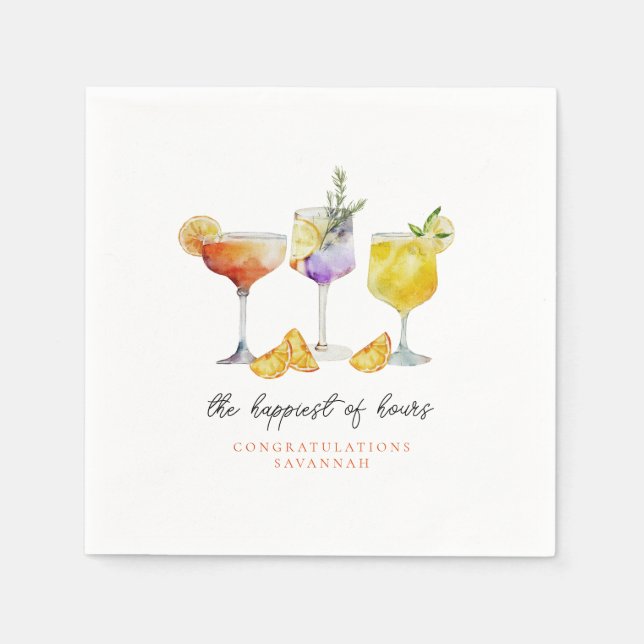 Serviette En Papier Fête des mariées de boissons à base de fruits (Devant)