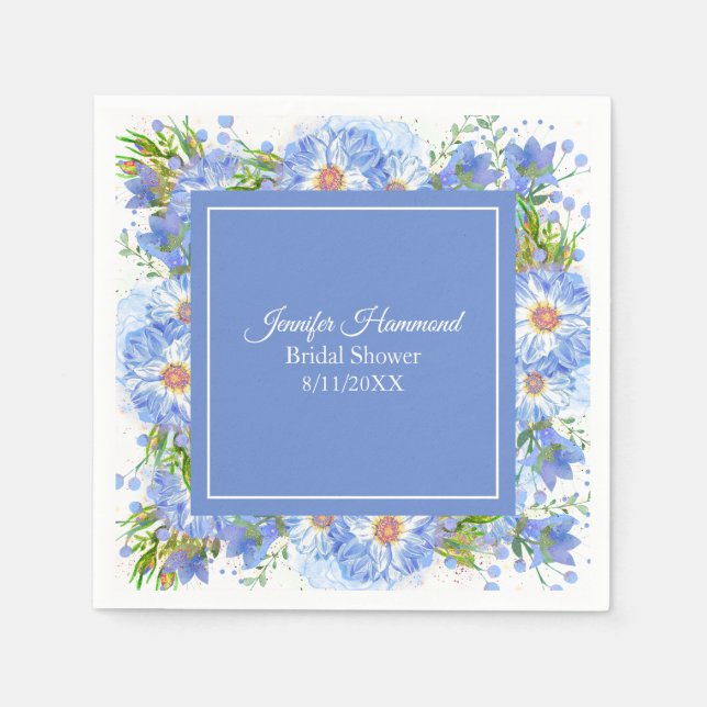 Serviette En Papier Fête des mariées Fleurs de maïs (Devant)