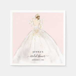 Serviette En Papier Fête des mariées Magnolia Bride