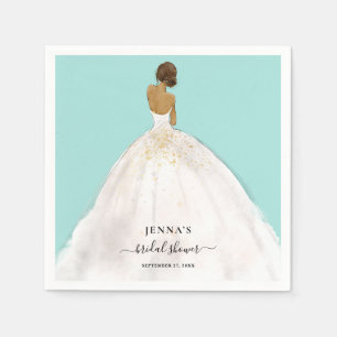 Serviette En Papier Fête des mariées Magnolia Bride