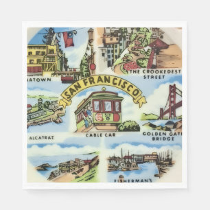 Serviette En Papier Fête des monuments de San Francisco