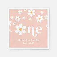 Fête des un an de Daisy thème floral