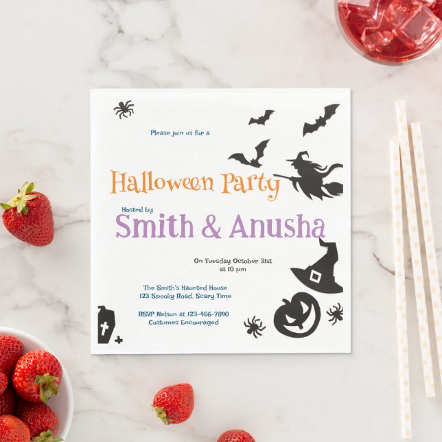 Serviette En Papier Fête d'Halloween pour adultes d'innovation (En situation)