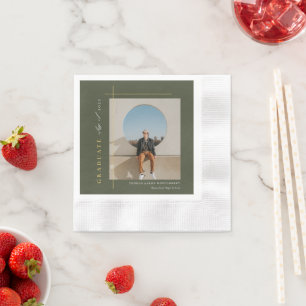 Serviette En Papier Fête d'obtention d'un diplôme de photographie mode