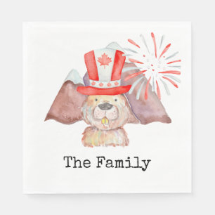 Serviette En Papier Fête du Canada
