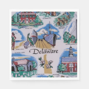 Serviette En Papier Fête du Delaware