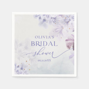 Serviette En Papier Fête élégante de mariage vintage printemps fleur v