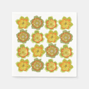 Serviette En Papier Fête Florale de la Fleur de Tulipier