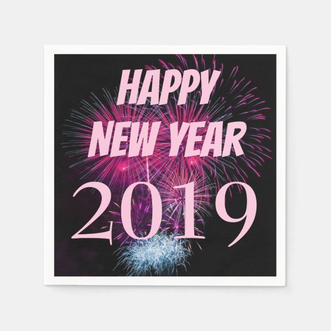 Serviette En Papier Feu d'artifice Galore (Devant)