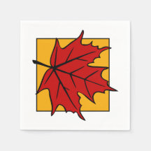 Feuille de Maple Rouge d'Automne