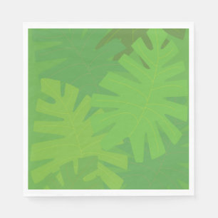 Serviette En Papier Feuilles de la jungle