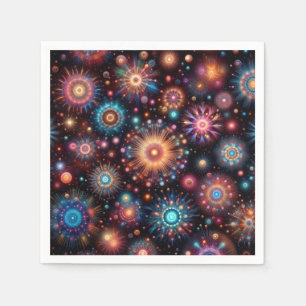 Serviette En Papier Feux d'artifice amusants