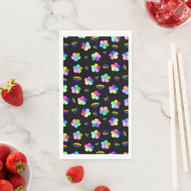 Serviette En Papier Fierté (En situation)