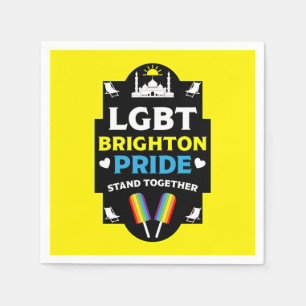 Serviette En Papier Fierté de Brighton et de Hove