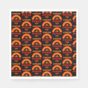 Serviette En Papier Fierté des cheveux de gingembre