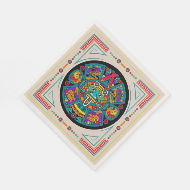 Serviette En Papier Fiesta - Cinco de Mayo Napkin (Coin)