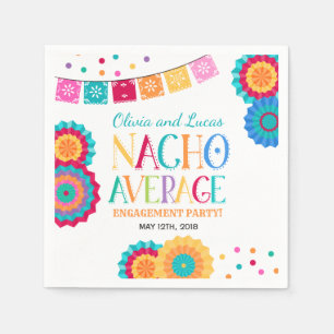 Serviette En Papier Fiesta Engagement Party Napkin Nacho Moyenne Party