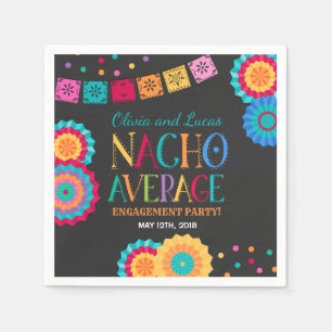Serviette En Papier Fiesta Engagement Party Napkin Nacho Moyenne Party