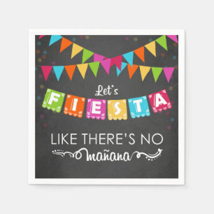 Serviette En Papier Fiesta mexicaine Papier Napkin Party Mañana Annive