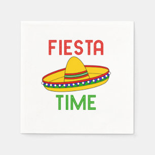 Serviette En Papier Fiesta Time Cinco De Mayo Papier Napkins
