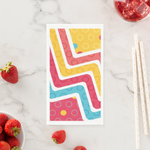 Serviette En Papier Figures géométriques 4