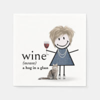 Fille Bonhomme Allumette Avec Vin Et Chat