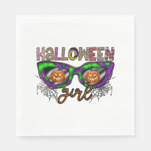 Serviette En Papier Fille Halloween
