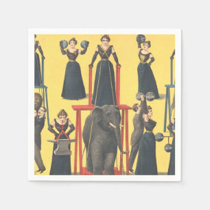 Serviette En Papier Fille SUPÉRIEURE de culturisme