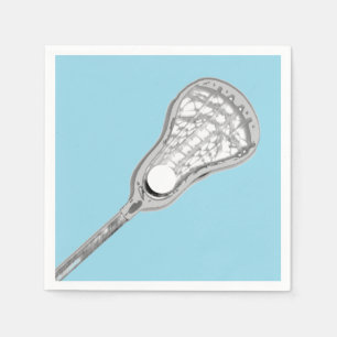 Serviette En Papier Filles Lacrosse Party Event