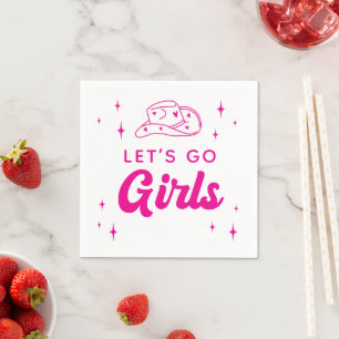 Serviette En Papier Filles Pays Bachelorette Fête