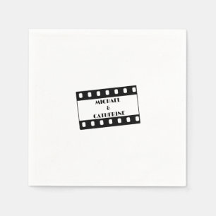 Serviette En Papier Film cinéma bobine avec des noms