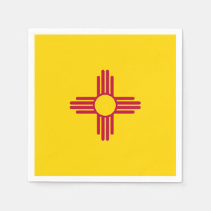 Serviette En Papier Flag du Nouveau-Mexique