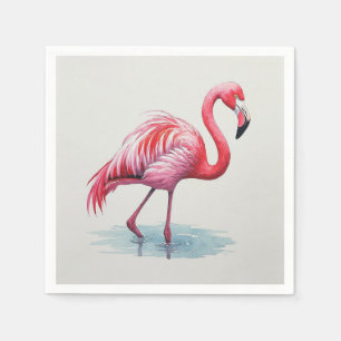 Serviette En Papier Flamant rose
