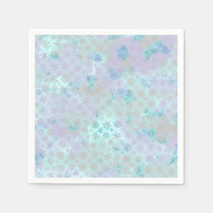 Serviette En Papier Flammes de neige de Party Napkins