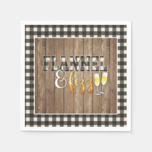 Serviette en papier Flannel et Fizz - Blanche - Bo
