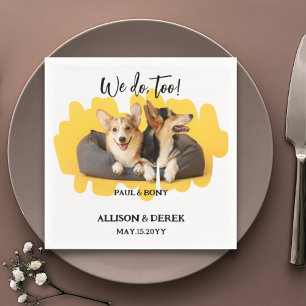 Serviette En Papier Fleur Chien Chat Animaux Photo Amoureux des chiens