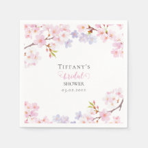 Fleur de cerisier rose en fleurs Mariage Shower