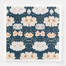Fleur de couleur claire avec fond d'océan sombre