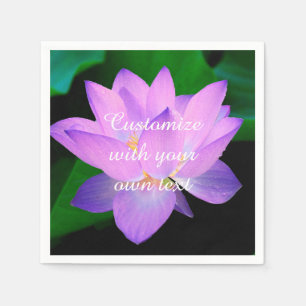 Serviette En Papier Fleur de Lotus