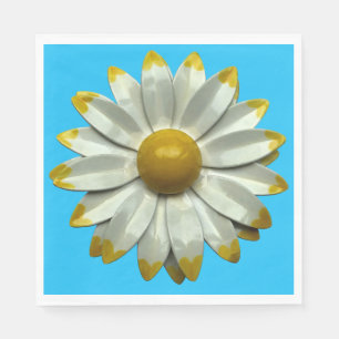 Serviette En Papier Fleur de marguerite - Floral Printemps Jardin d'ét