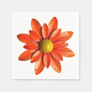 Serviette En Papier Fleur de marguerite - Floral Printemps Jardin d'ét