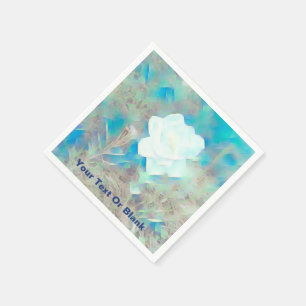 Serviette En Papier Fleur Pastel