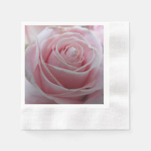 Serviette En Papier Fleur Rose mignonne