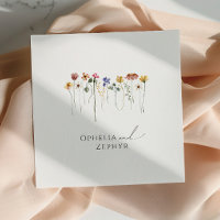 Fleur sauvage couleur Whimsical | Napkins mariage
