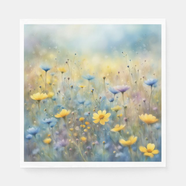 Serviette En Papier Fleur sauvage d'été Meadow (Devant)