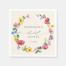 Fleur sauvage Rustic Chic Floral boho Bridal douch