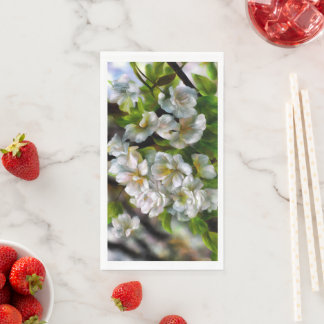 Serviette En Papier Fleurs d'Apple