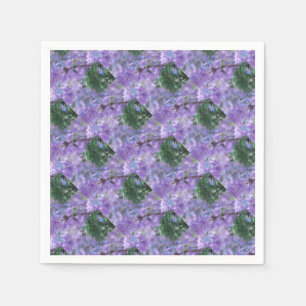 Serviette En Papier Fleurs d'arbre pourpres de Jacaranda