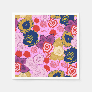 Serviette En Papier Fleurs de printemps